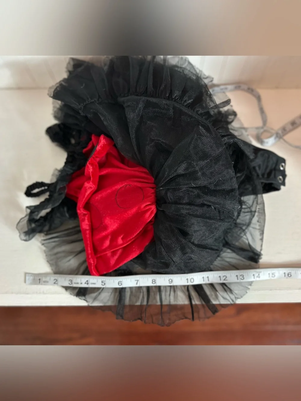 Toddler Red and Black Ladybug Costume Bodysuit